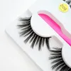 3PairsSet 3D False Eyelashes tjock lång sminkförlängning Ögonfransar med ögonfransklipp Applikator Whole9679561