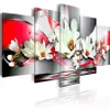 Ungerahmtes 5-teiliges Bild Blumen Leinwand Kunstdruck Ölgemälde Wandbilder für Wohnzimmer Gemälde Cuadros Decorativos296V