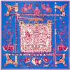 130 130 cm Kobiety Kobiety Scarf Silk Winter Print Faulard Satin Square Head Szaliki Kobiety Luksusowe projektanty szale Bandana MUSL2705