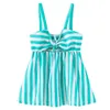 Dzieci Dziewczyny Ubrania Dziecko Stripe Dress Kids Designer Odzież Dziewczyny Suckende Dress 2019 Summer Beach Suknie 12 Kolory C6358