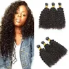 Mongolian Bulk Hair Afro Kinky Curly Bulks For Braiding Human Hair Extensions