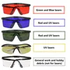 Tamax EG003 IPL 200nm-2000nm Laserbescherming Goggles Beschermende veiligheidsbril OD + 4 Oogspleister voor PDT-machine