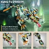 The Thunder Storm Lord War Kungfu Dragão Conjunto de Building Controle Remoto Yeshin 13018 13019 13022 Bricks Kid Toys presentes