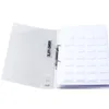 Eyelash display card sample book white false eyelash sample catalog book 70 pairs of eyelashes 5 set free shipping DHL