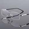 Wholesale- Alloy Electroplated Metal Eyeglasses frame with Flexible Temple Arms Full Glasses Frame with 4Colors