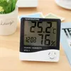 LCD digitale temperatuur-vochtigheidsmeter HTC-1 HTC-2 Home Indoor Outdoor hygrometer thermometer Weerstation met klok