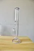 Glass Hookah Straight Bong Reting Pipe 18mm 18 tum 7mm tjocklek Fabriksuttag