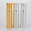 10ml Roll On Glass Bottle Black Gold Silver Fragrances Essential Oil Perfume Bottles With Metal Roller Ball Customizable Logo EEA907-1