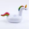 Schöne aufblasbare Cup Float Flamingo Cup Holder Untersetzer aufblasbare Getränkehalter Schwimmbad Luftmatratzen für Cup Party Supplies RRA2627