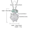친구 남성 여성 힙합 보석 선물을위한 핫 패션 힙합 쥬얼리 골드 도금 전체 CZ 리치 달러 돼지 목걸이