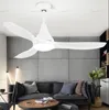 48 Inç Tavan Fanı Fanları Işıkları Ile Uzaktan Kumanda Ceeling Ventilatör Lamba Yatak Odası Dekor Modern Sessiz Motor Ev Armatürü Blade LLFA