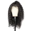 ISWHOW HURD HÅRS LACE FRONT PERIGS BRAZILIAN DEEP WAVE 13 4 Medium Size Wig302w