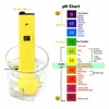 Misuratore di pH LCD digitale portatile per uso domestico Penna per test di liquidi per acquario Strumenti per acquari per pesci da piscina
