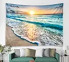 Wandtapijt Landschap Patroon Deken Strandlakens Hippie Gooi Yoga Mat Boom Zonsondergang Polyester Tafelkleed Sjaal Home Decor1937637