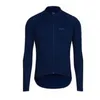 Mens Rapha Pro Team Radfahren Langarm Jersey MTB Bike Tops Outdoor Sportswear Atmungsaktiv Schnelles Trockenstraße Fahrradhemd Rennkleidung Y21041627