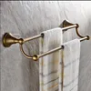 Brass Bathroom Accessories Set Antique Bronze Paper Holder Towel Bar Toilet Brush holder Towel Holder bathroom Hardware set263i