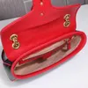 Free Shipping Classic Deluxe Matching Leather Shoulder Bag Best Quality Metal Chain Handbag Size 26*15*7cm discount sale hot 443497