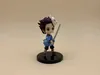 6 Estilos Demon Slayer Kimetsu 10cm Yaiba Q Posket Kamado Tanjirou Nezuko Zenitsu Giyuu Inosuke Figura PVC Modelo Colección Muñeca Juguetes L589