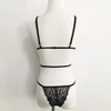 Lady Mayo Erotik Lingerie Kadın Seksi Büyük Metre See-through Dantel İç Günaha Üç Nokta Sexy Lingerie Dec12 Suits