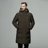 Мужские Parkas 90% белый уток пальто зимние мужчины плюс размер длинные пухлые куртки теплые Parka doudoune homme 866 yy13441