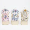 N11 Pet Dog Harness and Treh Set Cute Floral Printed Puppy Cat Vest Harness för små hundtillbehör Justerbar hund