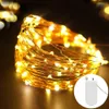 Fée 2M batterie décoration exploité LED fil de cuivre guirlandes lumineuses pour mariage noël guirlande Festival fête maison lampe