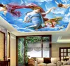 Fonds d'écran mural de haute qualité 3D Plafond de plafond 3D peintures murales murales pour salon chambres à coucher Stickers muraux