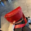 مصمم جلدية حزمة الصدر الخصر bum حزام حقائب rhomboid مبطن crossbody الكتف حقيبة المرأة الإناث حقيبة سلسلة