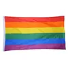 Gökkuşağı bayrağı 3x5ft 90x150cm lezbiyen gay gurur polyester LGBT Banner Polyester Renkli