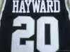 groothandel Butler Bulldogs #20 Gordon Hayward College Basketball Shirts Vintage Black Stitched University Jerssys Topkwaliteit