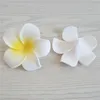 100 Uds 4cm 7 colores hawaiano toque real artificial plumeria flor diy accesorio para el cabello pe frangipani decoración para fiesta de boda