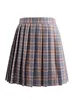 2020 Available Cheap with Uniform Skirts Cosplay Plaid Skirt with different colors size Homecoming Dresses JK015328485