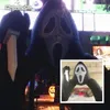 Arco de la muerte inflable de Halloween aterrador personalizado Máscara de calavera de 5 m de altura Hombre volar puerta de entrada Arco del diablo con cuchillo para decoración al aire libre
