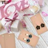 100Pcs Kraft Paper Blank Jewelry Display Card Cardboard Earring Package Hang Tag Card Brown 5 X 9cm241l