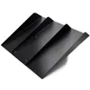 Rear Bumper 4 Shark Fins Diffuser Car Spoiler Decoration Fin 22" x 21" Black ABS Universal PQY-SFB06