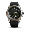 New Men039s Sport Slowes Automatic Watches Blue Rubber Strap Pilot Watch Military Risk