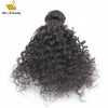 Afro Curly 3a 3b 3c Hair Bundles Weaves Weft Remy HumanHair Natual Black Color