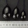 Naturlig kristall svart obsidian kvarts yoni ägg för kvinna vagina helande massage kristall naturlig kraft sten yoni ägg sex leksak