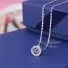 Pendant Necklaces Pendant Necklaces Jewelry Necklace Pendant Multicolor Crystal Round Smart Women's Beating Heart Smart Clavicle Chain 0RAZ