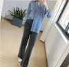 Autumn and winter new soft and comfortable cashmere trousers women's pure knit wide leg pants casual loose wool knit pants women T200113