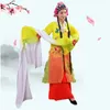 Chinese Peking Opera Dance Costume Carnival fancy Dance stage wear flower pattern ancient style women dress long sleeve performance outfit