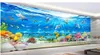المشهد العالم تحت الماء اللوحة الحية خلفية جدار غرفة مناظر طبيعية جميلة خلفيات 3D