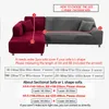 2 stücke einfarbig sofa abdeckung set couch abdeckung elastische Ecke Sofaabdeckungen für Wohnzimmer Stretch l förmig chaise longue sliftcover