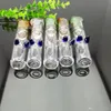 Flat mouth filter glass suction nozzle Wholesale Glass bongs Oil Burner Glass Water Pipe Oil Rigs Smoking Rigs