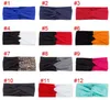 Scrunchine Headband Women Splice Headbands Cross Sports Yoga Hairband Bohemian Headwear Cotton Pony Tails Holder Hair Accessories ZLSK47