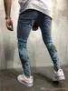 Trous à glissière pour hommes Jeans concepteurs enracinés Slip Fit Represen Mens Pantalon Pantalon Hiphop Streetstyle Male Traflers6819059