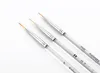 NA002 3PCS Nail Art Liner Painting Brush 7mm 9mm 11mm Nail Drawing Dotting Brushes UV Gel Acrylic Manicure Nails Brush Pen8784434