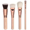 Wholesale 8pcs Makeup Brush Set Face Cream Power Foundation Brushes Multipurpose Beauty Cosmetic Tool Brushes Set With Leather Package