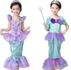 los niños pequeños trajes de sirena