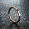 2020 neue Weibliche Edelstahl Ringe Gold Silber Farbe Anti-allergie Glatte Einfache Hochzeit Paare Ringe für Frau